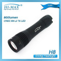 Hi-max H8 cree xm-l t6 samll luz de buceo de reserva